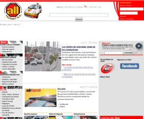 alltransit.org: :: All Transit :: Centro de Evaluación y Perfeccionamiento de Conductores
Escuela de conducción segura, servicios en transito y transporte, evaluación Psicosensorial, auditoria de seguridad, autocontrol de riesgo en transito, noticias y articulos sobre transito, transporte, tunning