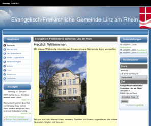 efg-linz.org: Evangelisch-Freikirchliche Gemeinde Linz am Rhein
Internetpräsenz der Evangelisch-Freikirchliche Gemeinde Linz am Rhein (Baptisten)