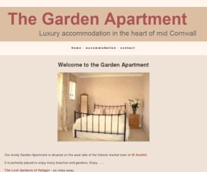 gardenapartmentcornwall.com: The Garden Apartment - St. Austell
Our lovely Garden Apartment is situated on the west side of the historic market town of St Austell.