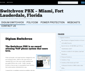 mysipservers.com: Switchvox PBX - Miami, Fort Lauderdale, Florida
Switchvox Sales and Support Miami, Fort Lauderdale, Florida