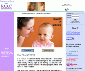 nafcc.org: Billboards
The National Association for Family Child Care is a non-profit organization dedicated to promoting quality child care by strengthening the profession of family child care.