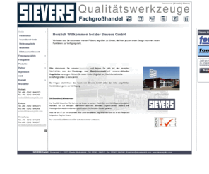 sieversgmbh.net: SIEVERS GmbH Fachgroßhandel Qualitätswerkzeuge - in Rheda-Wiedenbrück - 05242/944-20
SIEVERS GmbH Fachgrosshandel Qualitätswerkzeuge in Rheda-Wiedenbrück ist ein Produktionsverbindungshandel und vertreibt Elektrowerkzeuge, Werkzeugmaschinen, Werkstattbedarf, Präzisionswerkzeuge, Arbeitsschutz, Schweißtechnik, Befestigungstechnik, Span- und Zerspanungswerkzeuge.