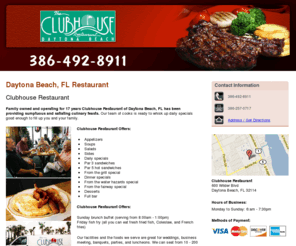 clubhouserestaurantdaytonabeach.com: Restaurant Daytona Beach, FL ( Florida ) - Clubhouse Restaurant
Clubhouse Restaurant provides food service to Daytona Beach, FL. We offer breakfast, lunch, and dinner services. Call us at 386-492-8911.