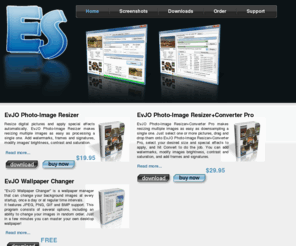 evjosoftware.com: EVJO Software - Home page
EVJO Software, EvJO Photo-Image Resizer+Converter Pro,EvJO Photo-Image Resizer, EvJO Wallpaper Changer
