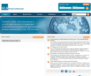 hlbi.biz: HLB International - a network of independent professional accounting firms & business advisers
HLB International is a fast growing, dynamic network of independent professional accounting firms and business advisers. Formed in 1969, HLBI ranks in the top 12 international accounting networks, servicing clients through its member firms in over 100 countries.