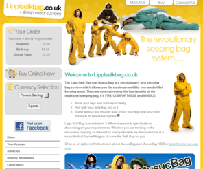 lippiselkbag.com: Lippi Selk Bag & Musuc Bag, The Sleeping Bag Suit With Arms & Legs - Lippiselkbag.co.uk
The Lippi Selk Bag has now been replaced by the new and improved MusucBag. The sleeping bag suit with arms and legs for comfort and mobility. Currently available in yellow, black and pink.