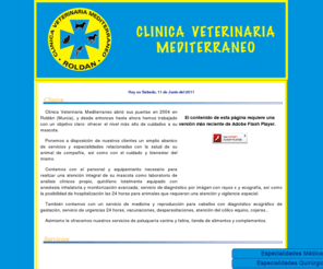 cvmediterraneo.es: :: Clinica Veterinaria Mediterraneo ::
Clinica veterinaria Mediterraneo