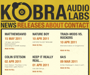 kobra-audio.co.uk: Kobra Audio Labs
Music by Kobra Audio Labs