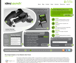 idealaunch.com: Content Marketing Agency  |  Content Marketing For Your Business
ideaLaunch is a leading content marketing agency offering content marketing services that hundreds of clients are using to gain trust and win business online.