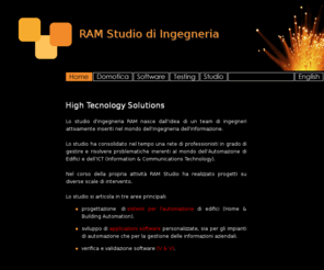 ramstudio.it: RAM Studio d'Ingegneria: Progettazione software e sistemi di automazione per edifici (domotica) in Toscana
RAM Studio di ingegneria a Firenze, progettazione sistemi Home & Building Automation e software