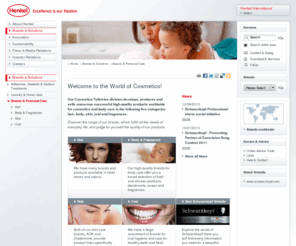 teraxyl.com: Henkel - Welcome to the World of Cosmetics!
 