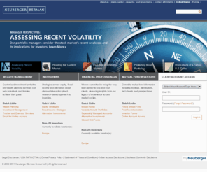 myneuberger.com: Neuberger Berman | Asset management solutions for individuals, institutions and financial professionals
With a heritage dating from 1939, Neuberger Berman is an independent asset management firm with a range of investment capabilities for individuals and institutions.