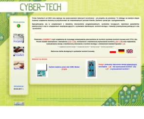 sterowniki.info.pl: Strona firmy Cybertech FHU
Strona firmy Cybertech. Systemy mikroprocesorowe, projektowanie i programowanie,  usługi elektroniczne, prototypy i urzšdzenia pod indywidualne potrzeby klienta. Frezowanie CNC obudów elektronicznych i pleksi. Gięcie pleksi.