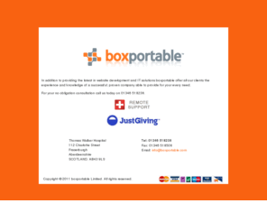 boxportable.co.uk: boxportable - eBusiness, Networking and Web Design in Aberdeenshire
boxportable provide professional web design services, business networking and support, IT sales service and support.