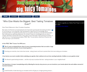 growtomatoesanywhere.com: Grow Tomatoes Anywhere
Secrets on how to Grow Tomatoes Anywhere