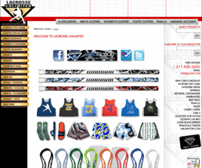 laxpockets.com: Lacrosse Unlimited
Worlds Largest Lacrosse retailer and website. Most Reliable Authorized Dealer of exclusive lacrosse equipment and custom apparel.  FREE recommendations of the newest heads, shafts, helmets and pads.  FREE UPS Ground Shipping on all orders over 100.00 everyday.