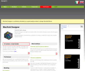 manifold-designer.com: Home Page  - Manifold Designer
Programma per Autodesk Inventor per la progettazione di blocchi oleodinamici multifunzione.