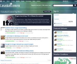 canadiancontent.net: Canadian Content
Comprehensive one-stop start page for independent news, weather, searching and technology. Also includes a flourishing community.