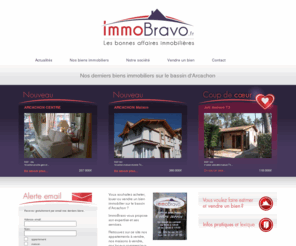 immobravo.fr: Les actualités immobilières de l'agence Immo Bravo à Arcachon - Immo Bravo - Agence Immobilière à Arcachon
Actualités ImmoBravo - annonces immobilières dans le bassin d'Arcachon