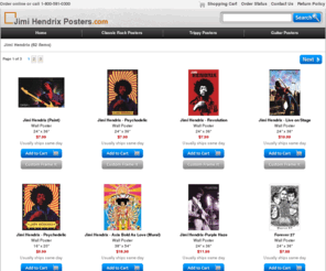 jimihendrixposters.com: Jimi Hendrix Posters
Browse our large collection of Jimi Hendrix posters and other posters of classic rock artists! On sale now.