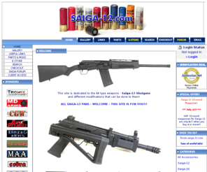 saiga-12.com: IZHMASH Saiga-12 Shotguns
This site is primarily dedicated to IZHMASH Saiga-12 Shotguns, conversions, and different modifications that can be done to them!