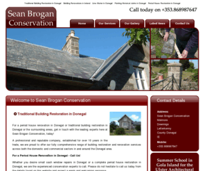 seanbroganconservation.com: Local Building Renovations in Ireland : Sean Brogan Conservation
For building renovations in Ireland and traditional building restoration in Ireland , call today