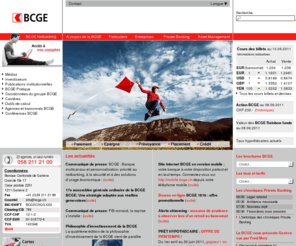 bcge-1816.com: Banque Cantonale de Genève | BCGE Netbanking | BCGE.COM
Banque Cantonale de Genève | BCGE Netbanking - BCGE