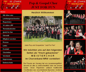 chor-jff.de: 
   Pop und Gospel Chor JUST FOR FUN | Meisterchor | Lennestadt - Attendorn - Finnentrop | Home
  
