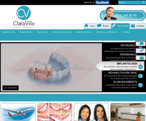 claravilla.com: Clara Villa Diseño de Sonrisa Consultorio Odontológico Medellín.
Clara Villa, Consultorio Odontológico. Especializado en Diseño de Sonrisa, blanqueamientos, ortodoncia, implantes dentales y otras especialidades. Medellín