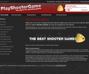playshootergame.com: Play Shooter Games - free online shooting games
PlayShooterGame.com is your number one place to play shooter games online. We offer a collection of different shooter games. If you are a big fan of free online shooting games, this is the place to be.