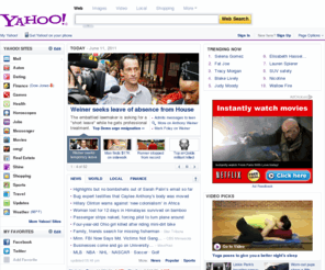 yaho.com: Yahoo!
Welcome to Yahoo!, the world's most visited home page. Quickly find what you're searching for, get in touch with friends and stay in-the-know with the latest news and information.