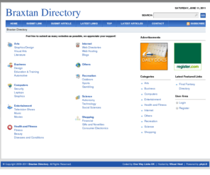 braxtan.com: Braxtan Directory
We provide an excellent directory which includes websites, blogs, forums and pretty much everything else that ever comes to your mind.