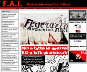 federazioneanarchica.org: FAI - Federazione Anarchica Italiana
Federazione Anarchica Italiana.