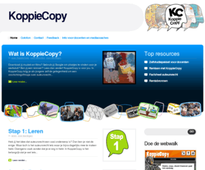 koppiecopy.net: KoppieCopy Slim omgaan met auteursrecht
