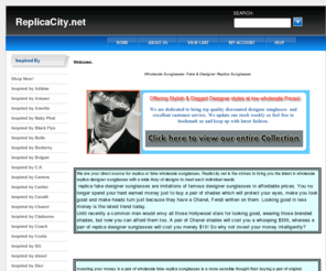 replicacity.net: Wholesale Sunglasses- Fake & Designer Replica Sunglasses
Wholesale Sunglasses- Fake & Designer Replica Sunglasses