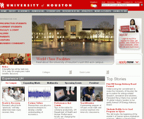 uh.edu: University of Houston Home site for University of Houston