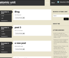 atomicunit.com: Atomic Unit | Just another WordPress site
Just another WordPress site