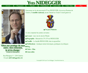 nidegger.net: Yves Nidegger se présente
