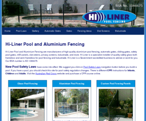 poolfencing-aluminium.com: HI-LINER, POOL, FENCING, GLASS, ALUMINIUM, BALLUSTRADE, IDEAS, SAFETY, POOL, FENCE, GATES, AUTOMATIC GATES, INFILL PANELS, SLAT SCREENS, WINDOW SCREENS, SAFETY GLASS, SLIDING GATES, BARBECUE IDEAS, Stuff, Great Out Doors
HI-LINER, POOL, FENCING, GLASS, ALUMINIUM, BALLUSTRADE, IDEAS, SAFETY, POOL, FENCE, GATES, AUTOMATIC GATES, INFILL PANELS, SLAT SCREENS, WINDOW SCREENS, SAFETY GLASS, SLIDING GATES, BARBECUE IDEAS, Stuff, Great Out Doors