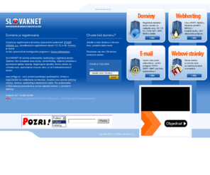 rostar.info: Doména rostar.info je registrovaná na SLOVAKNET.SK
Webhosting a domény s nami zvládnete. Od programu MiniWeb zadarmo po profi riešenie s PHP, NET alebo SQL. Registrácia domény SK, EU, COM, CZ a mnohých ďalších.