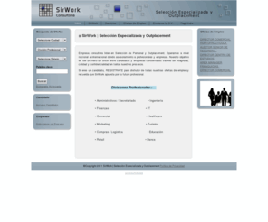 sirwork.es: SirWork | Selección Especializada y Outplacement
SirWork | Selección Especializada y Outplacement