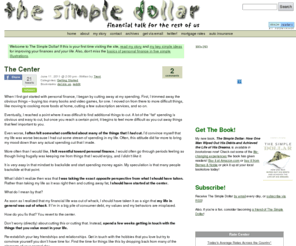 thesimpledollar.com: The Simple Dollar
Helping you succeed at what you care about.