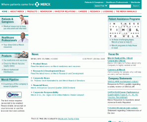 merck.com: Merck & Co., Inc. is a global research-driven pharmaceutical company dedicated to putting patients first.
