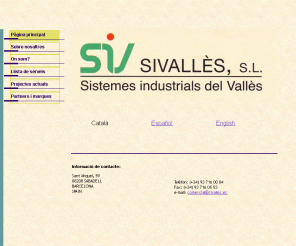 sivalles.es: www.sivalles.es
pàgina principal en català