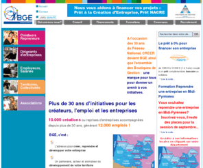 creer-associations.org: BGE - Accueil
CREER Boutiques de Gestion devient BGE; adresse incontournable pour créer ou reprendre une entreprise en midi-Pyrénées, Aquitaine , Auvergne