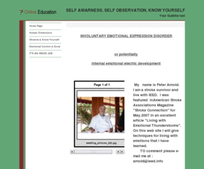 electricityofbeing.biz: Page 1
HUMAN  DIMENSIONS, EMOTION CONTROL, EMOTIONAL EXPRESSION, INVOLUNTARY EMOTION, EMOTIONAL GROWTH