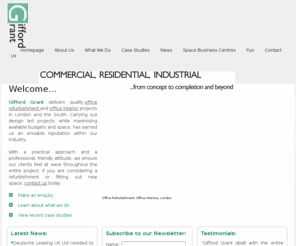 gifford-grant.co.uk: Office Refurbishment London, Office Interiors London - Gifford Grant, London, UK
Gifford Grant, specialists in commercial interior and company relocation projects to a highly professional standard throughout the UK