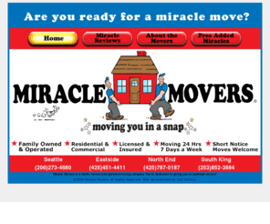 miraclemovers.com: Miracle Movers home
