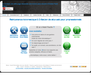 nessa-info.net: Nessa | Quand l'informatique rime avec Sérénité
Infogérance, sauvegarde externalisée, création site internet web, maintenance informatique, anti-spam, création logo, référencement, dépannage informatique, création site, site internet, réalisation, site, internet, web, nessa