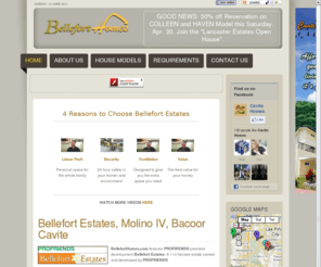 belleforthomes.com: Bellefort Homes - BELLEFORT ESTATES, BACOOR CAVITE, PHILIPPINES + BELLEFORT ESTATES MOLINO BACOOR
BELLEFORT ESTATES, BACOOR CAVITE, PHILIPPINES +BELLEFORT ESTATES MOLINO BACOOR